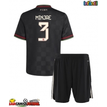Camisa de Futebol Bayern Munich Kim Min-jae #3 Equipamento Alternativo Infantil 2025-26 Manga Curta (+ Calças curtas)